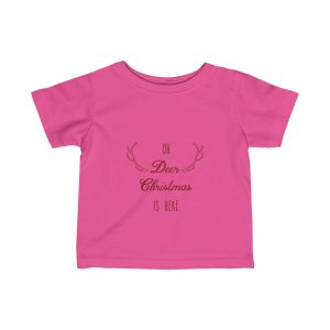 Oh Deer Christmas is Here | Infant Fine Jersey Tee
