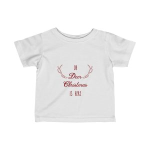 Oh Deer Christmas is Here | Infant Fine Jersey Tee