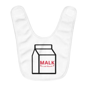Malk with Vitamin R | Fleece Baby Bib