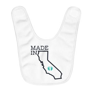 Made in California | Fleece Baby Bib